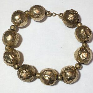 Gold Ball Necklace by Joanne Cooper